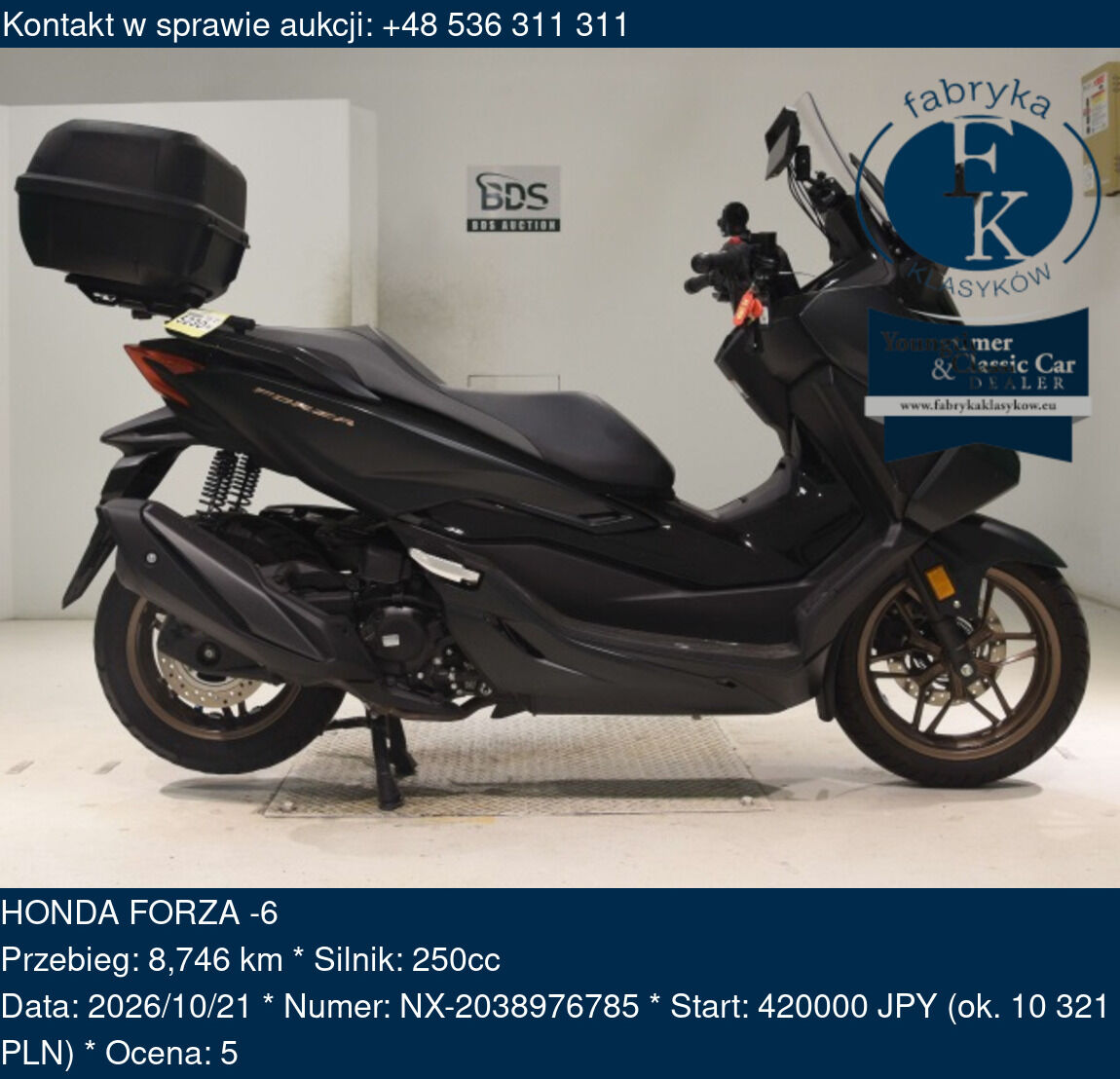 HONDA FORZA -6  - zdjęcie 2