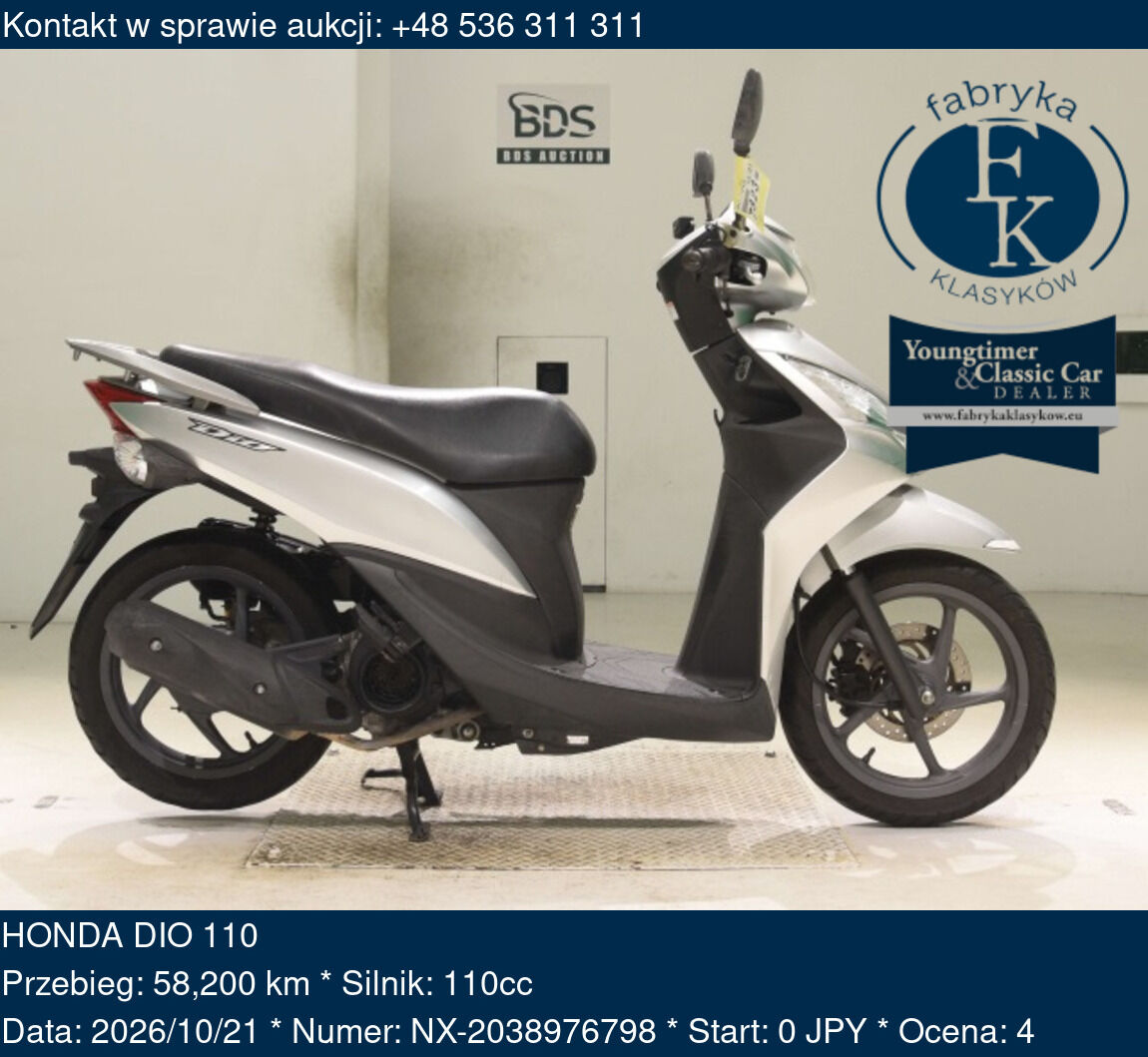 HONDA DIO 110  - zdjęcie 2
