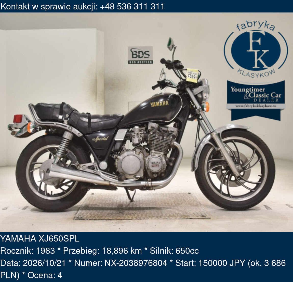 YAMAHA XJ650SPL 1983 - zdjęcie 2
