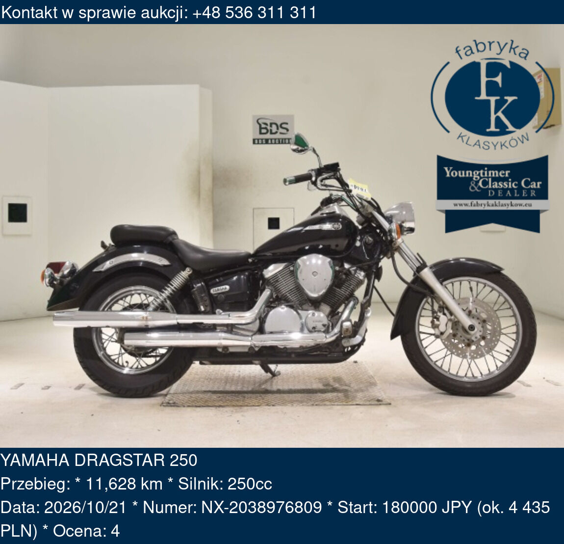 YAMAHA DRAGSTAR 250  - zdjęcie 2