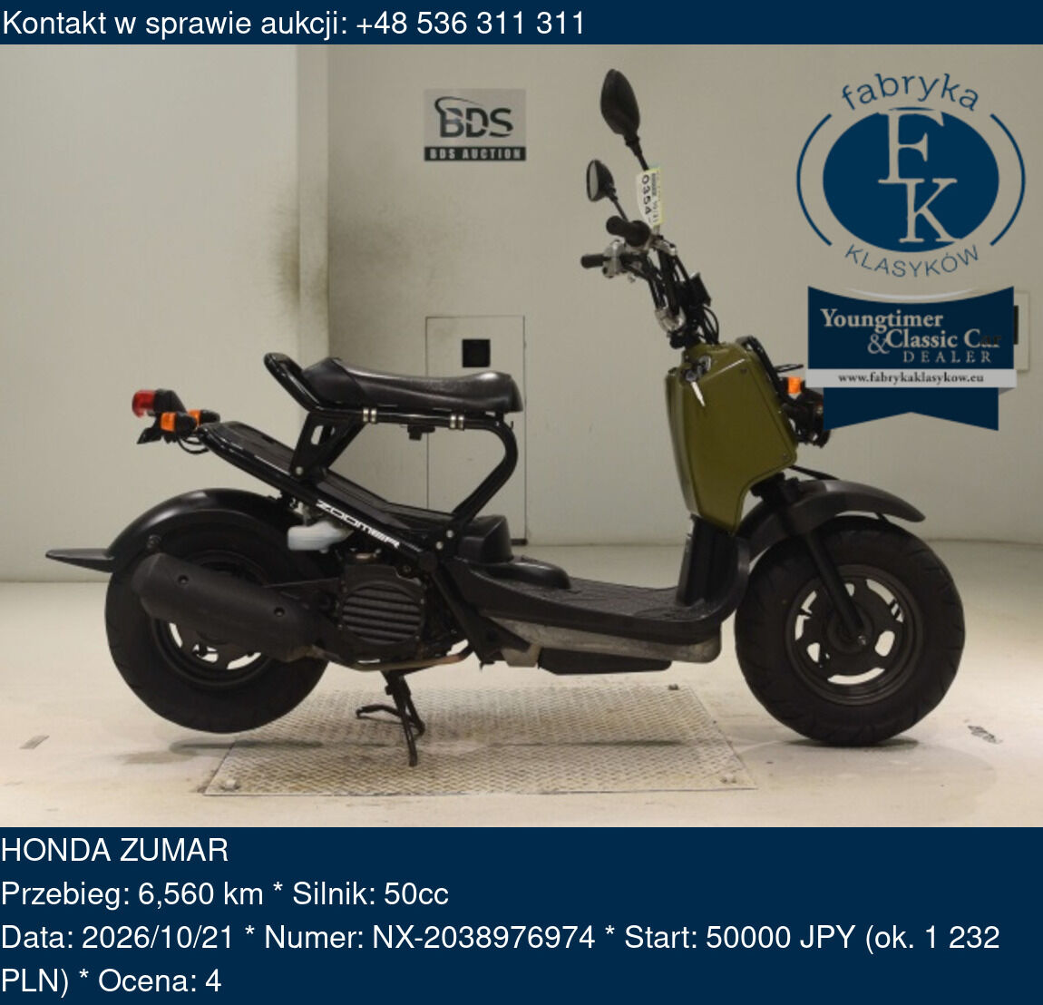 HONDA ZUMAR  - zdjęcie 2