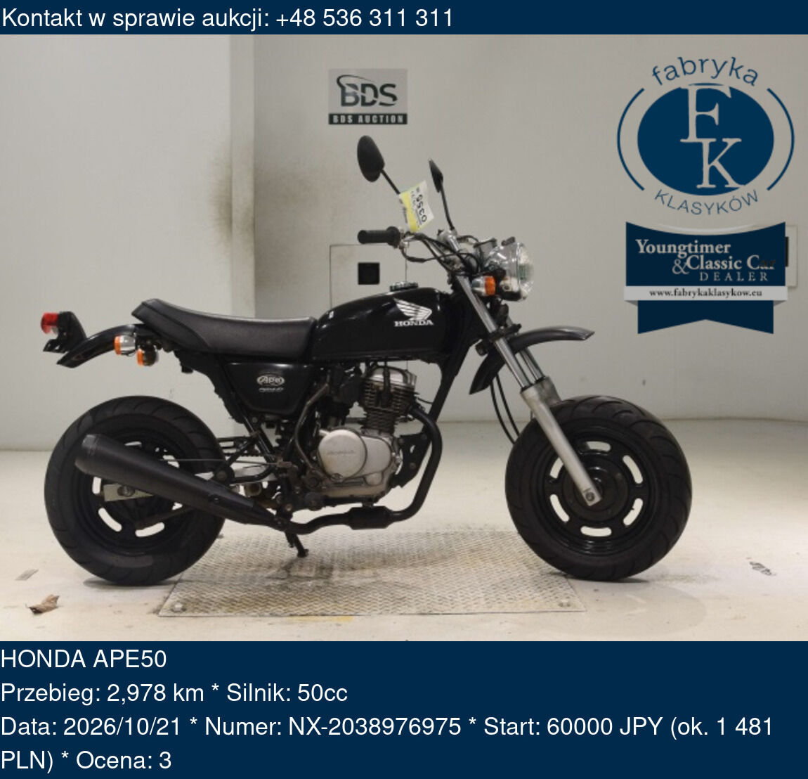 HONDA APE50  - zdjęcie 2