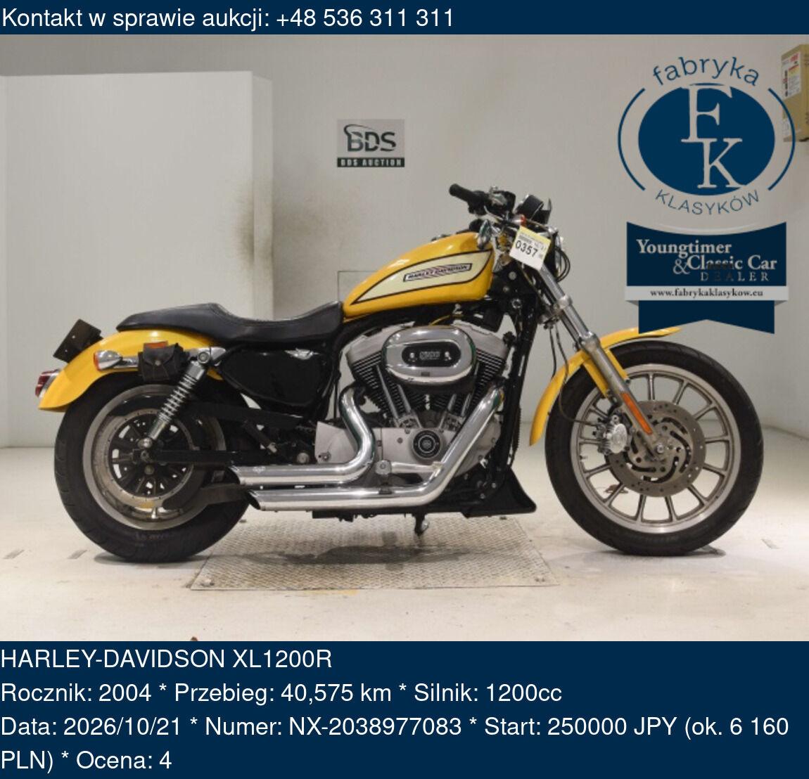 HARLEY-DAVIDSON XL1200R 2004 - zdjęcie 2