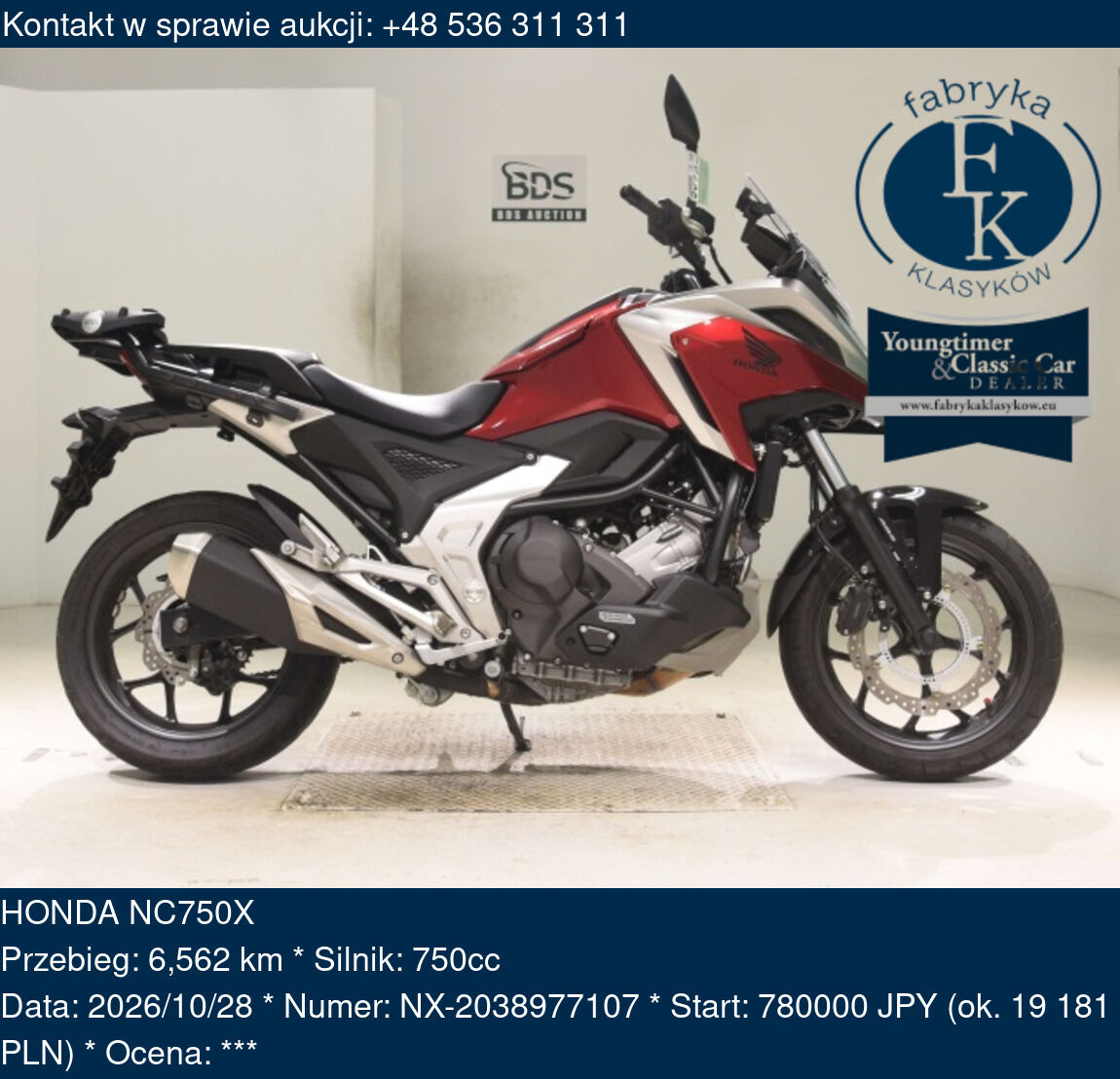 HONDA NC750X  - zdjęcie 2