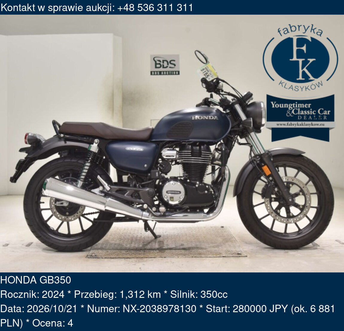 HONDA GB350 2024 - zdjęcie 2