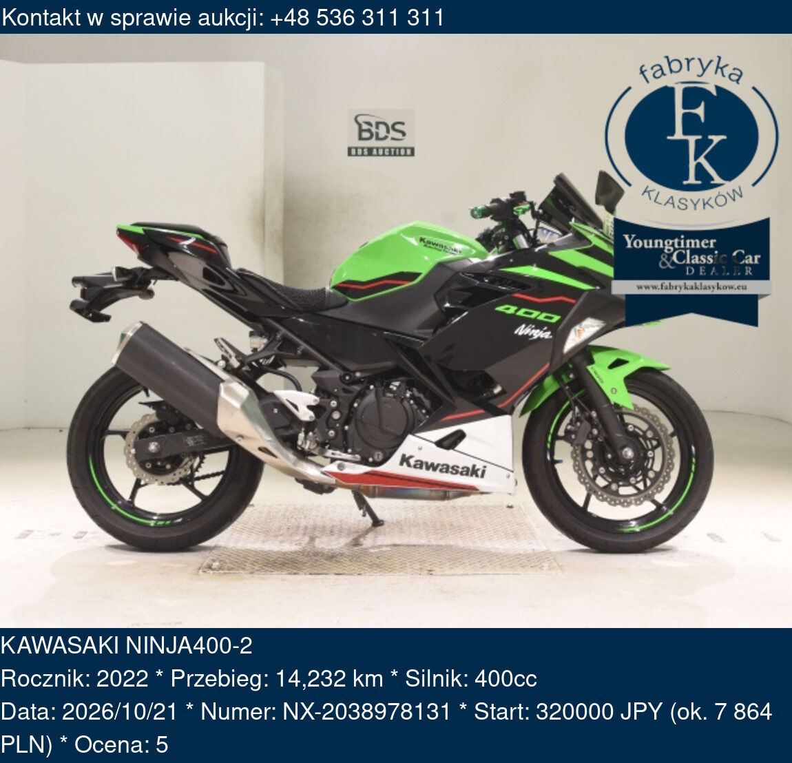 KAWASAKI NINJA400-2 2022 - zdjęcie 2