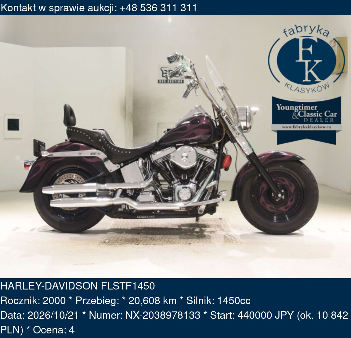 HARLEY-DAVIDSON FLSTF1450 2000 - zdjęcie 2