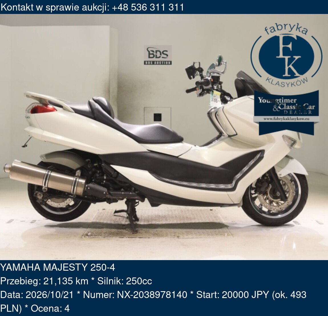 YAMAHA MAJESTY 250-4  - zdjęcie 2