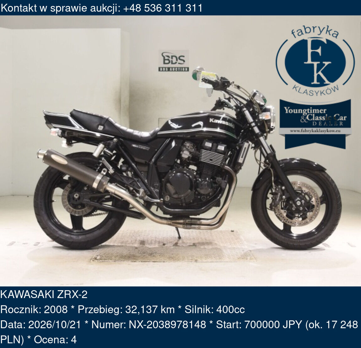 KAWASAKI ZRX-2 2008 - zdjęcie 2