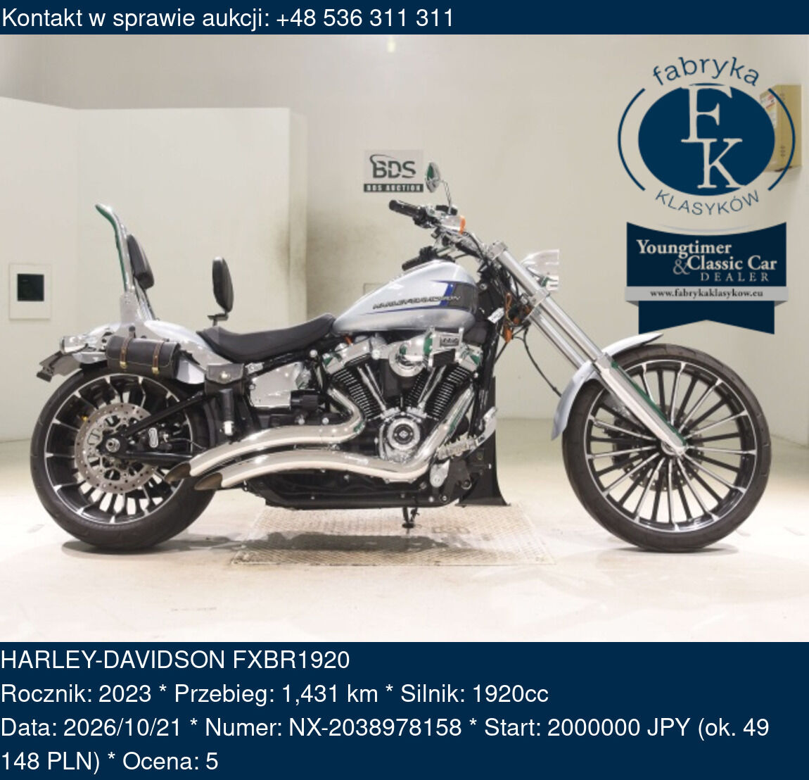 HARLEY-DAVIDSON FXBR1920 2023 - zdjęcie 2