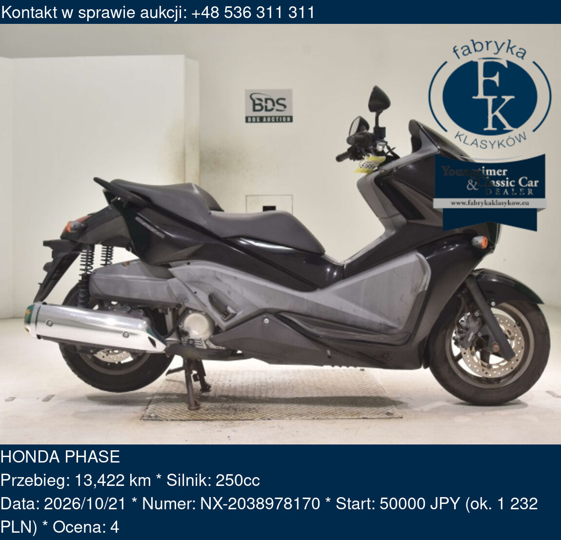 HONDA PHASE - zdjęcie 2