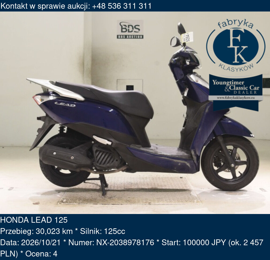 HONDA LEAD 125  - zdjęcie 2