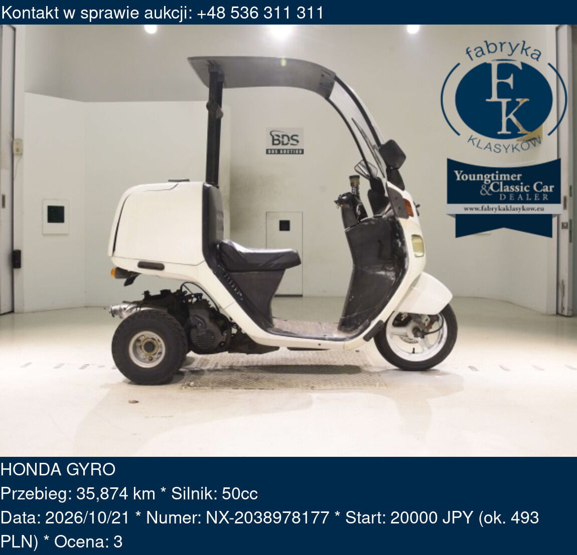 HONDA GYRO  - zdjęcie 2