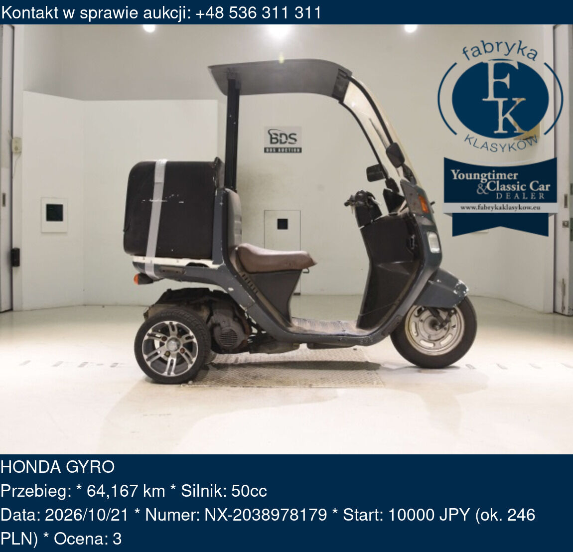 HONDA GYRO  - zdjęcie 2
