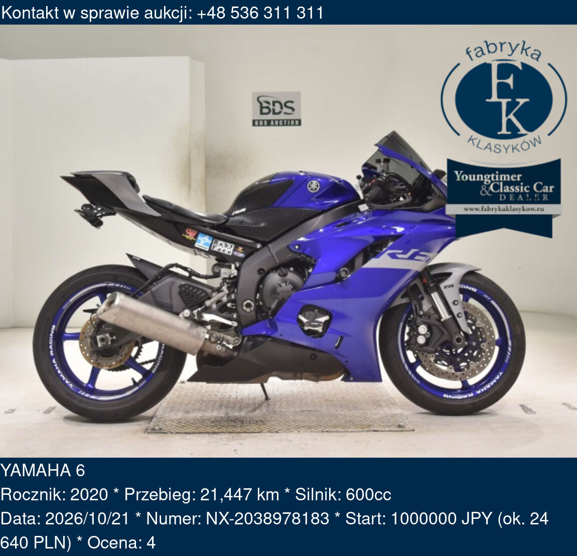 YAMAHA 6 2020 - zdjęcie 2