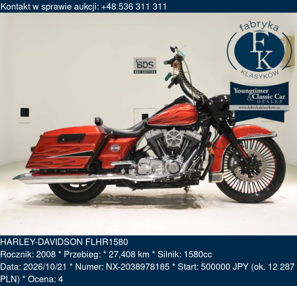 HARLEY-DAVIDSON FLHR1580 2008 - zdjęcie 2