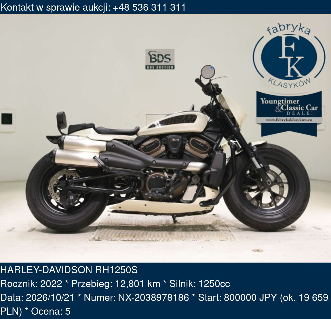 HARLEY-DAVIDSON RH1250S 2022 - zdjęcie 2