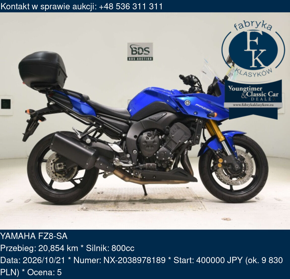 YAMAHA FZ8-SA  - zdjęcie 2