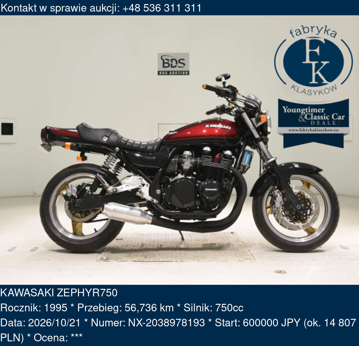 KAWASAKI ZEPHYR750 1995 - zdjęcie 2