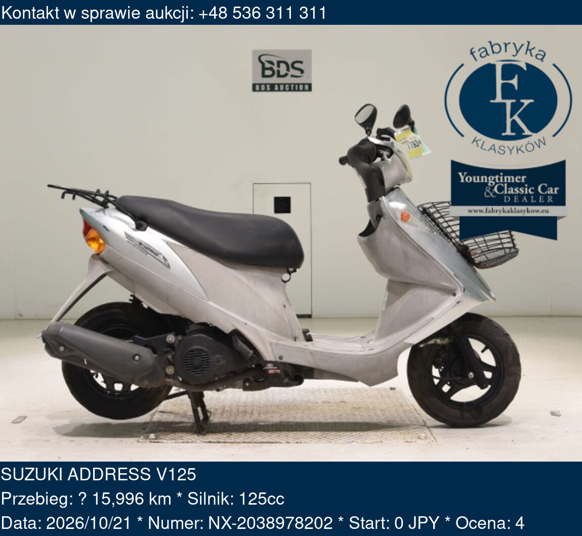SUZUKI ADDRESS V125  - zdjęcie 2