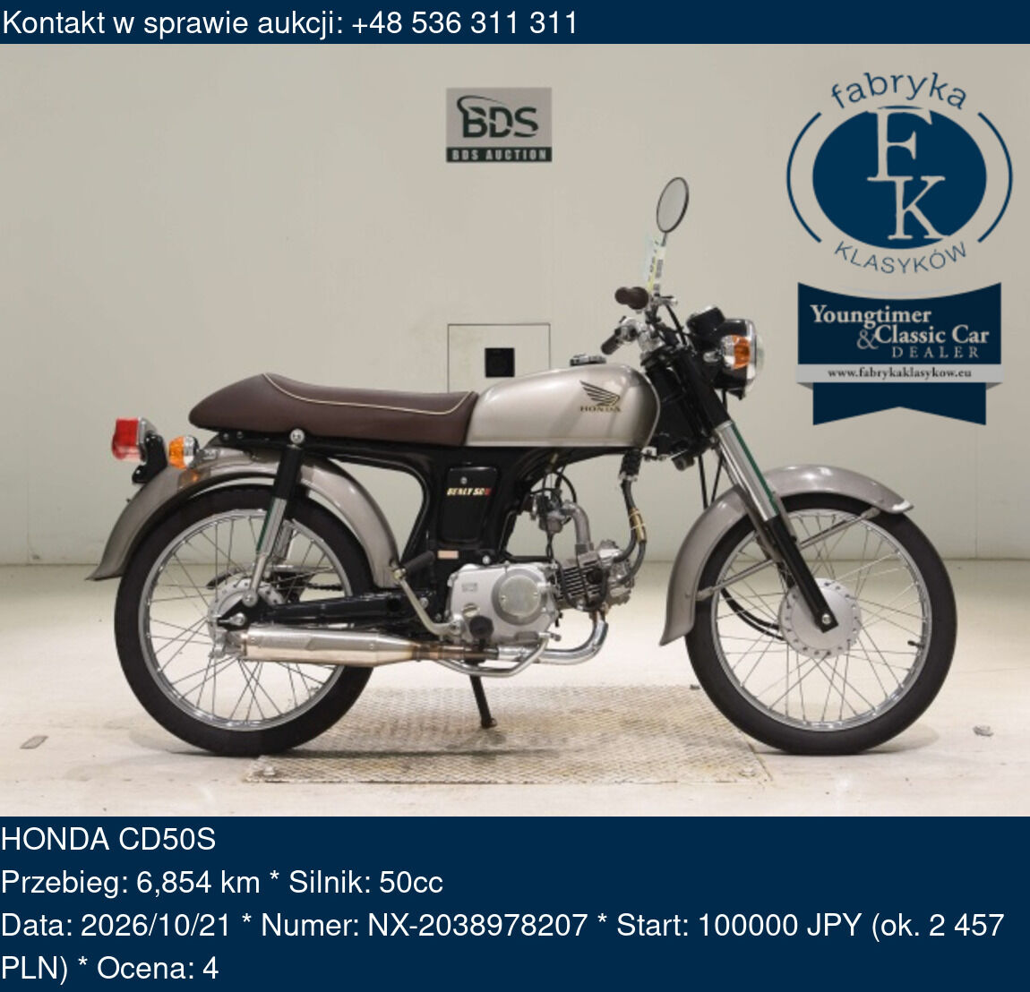 HONDA CD50S  - zdjęcie 2