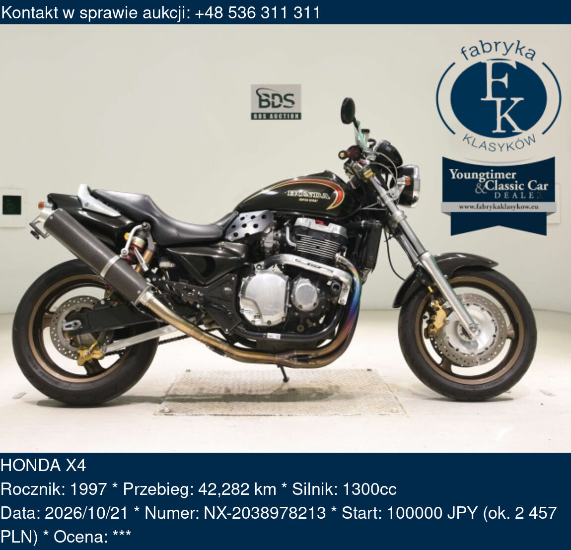 HONDA X4 1997 - zdjęcie 2