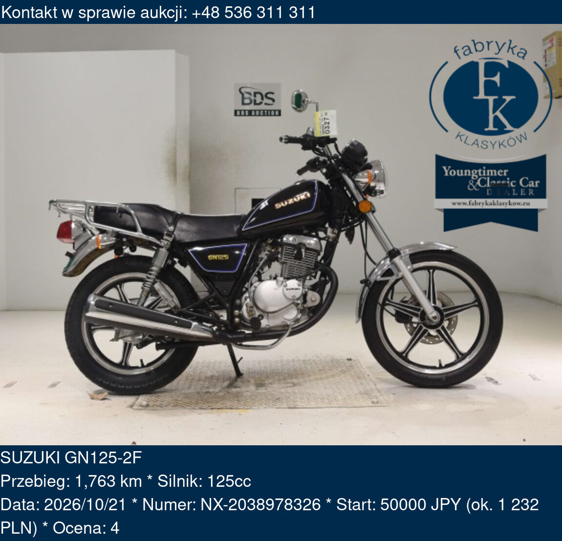SUZUKI GN125-2F  - zdjęcie 2