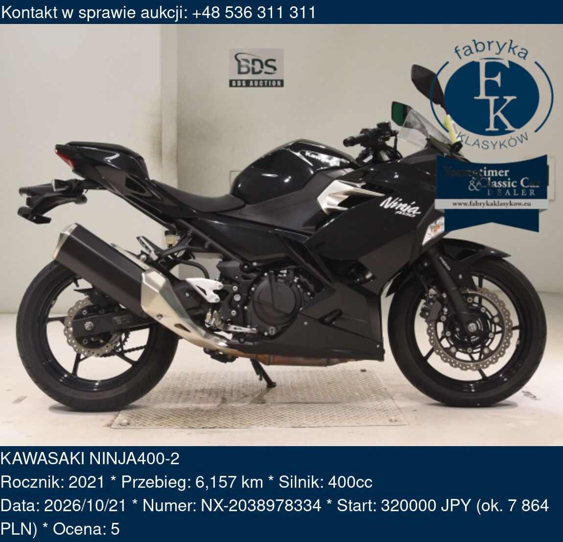 KAWASAKI NINJA400-2 2021 - zdjęcie 2