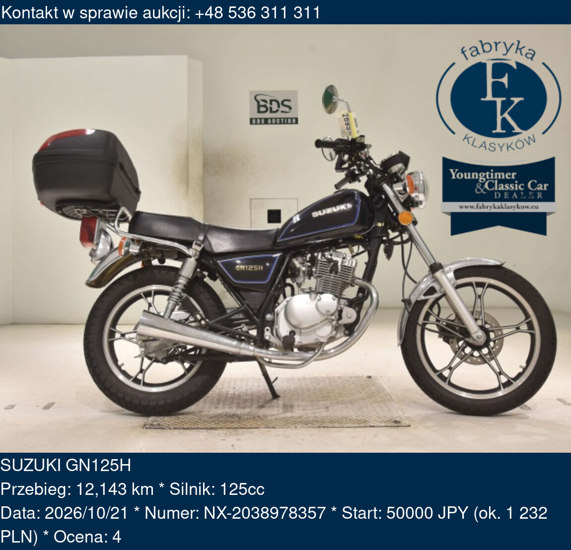 SUZUKI GN125H  - zdjęcie 2