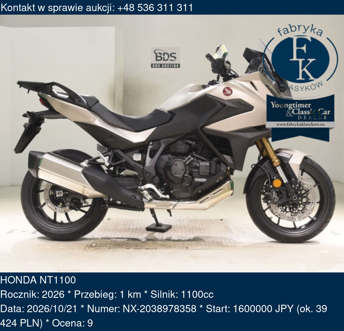 HONDA NT1100 2026 - zdjęcie 2