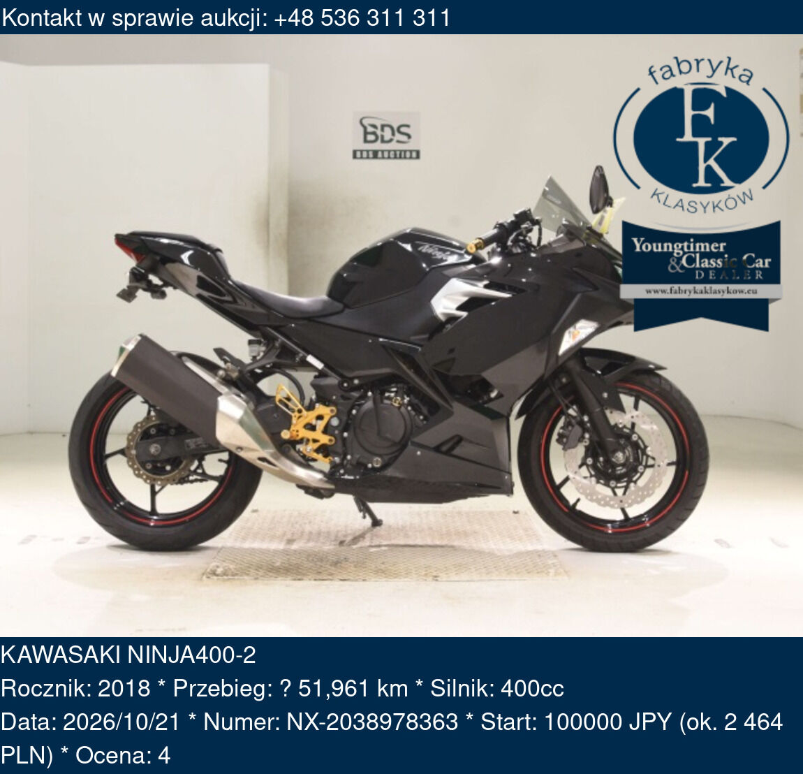 KAWASAKI NINJA400-2 2018 - zdjęcie 2