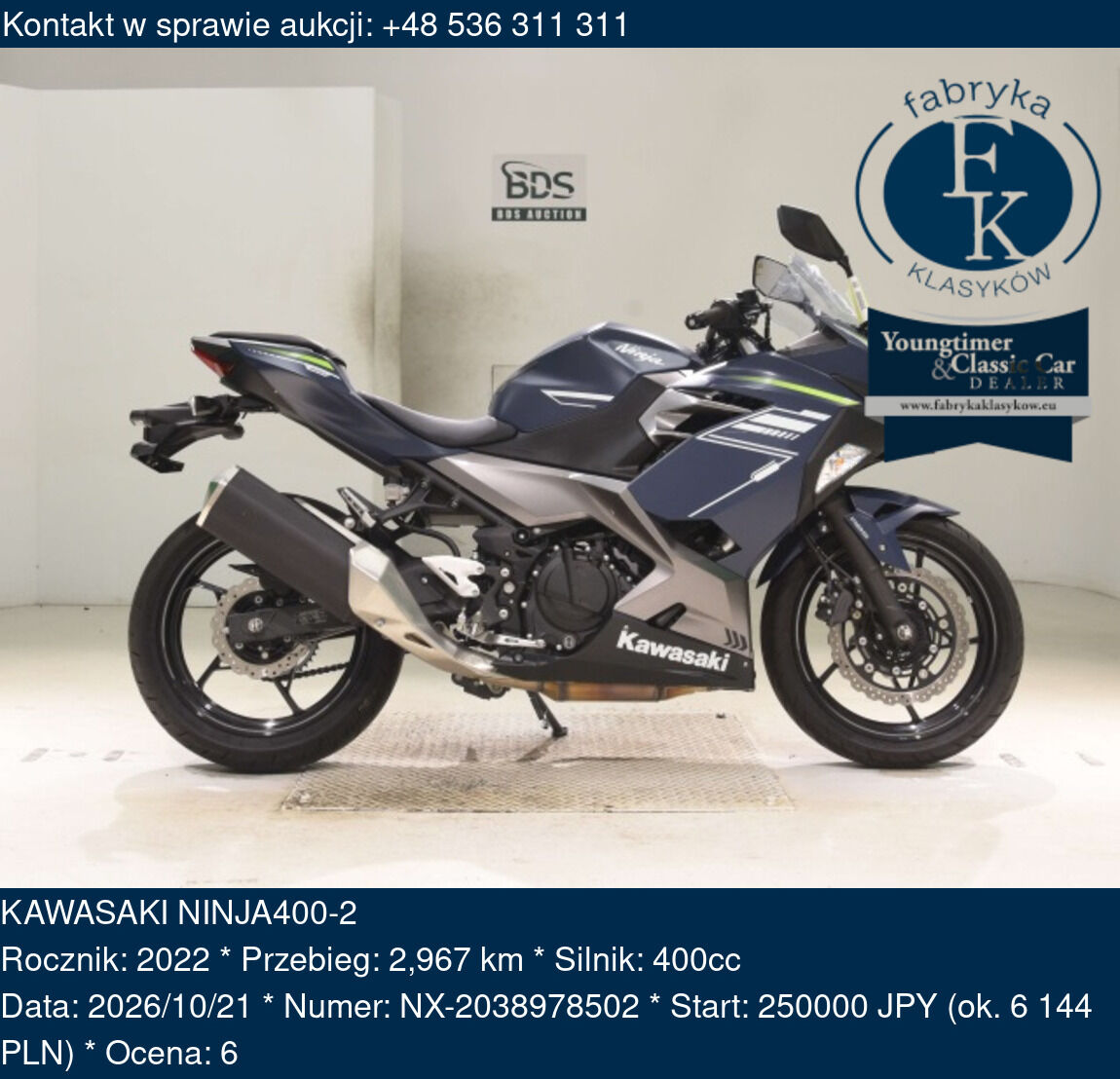 KAWASAKI NINJA400-2 2022 - zdjęcie 2