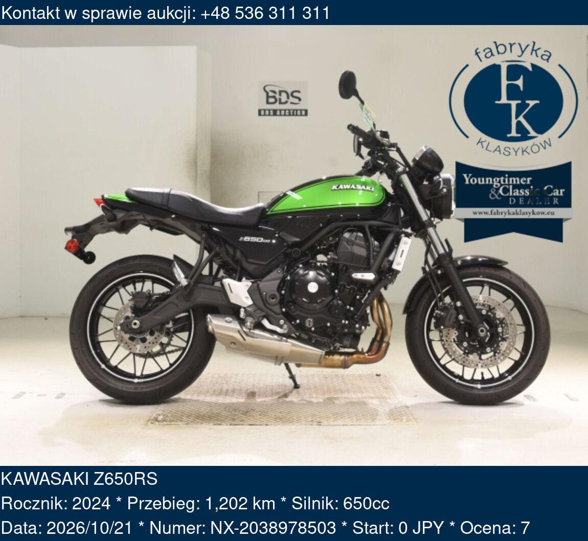 KAWASAKI Z650RS 2024 - zdjęcie 2