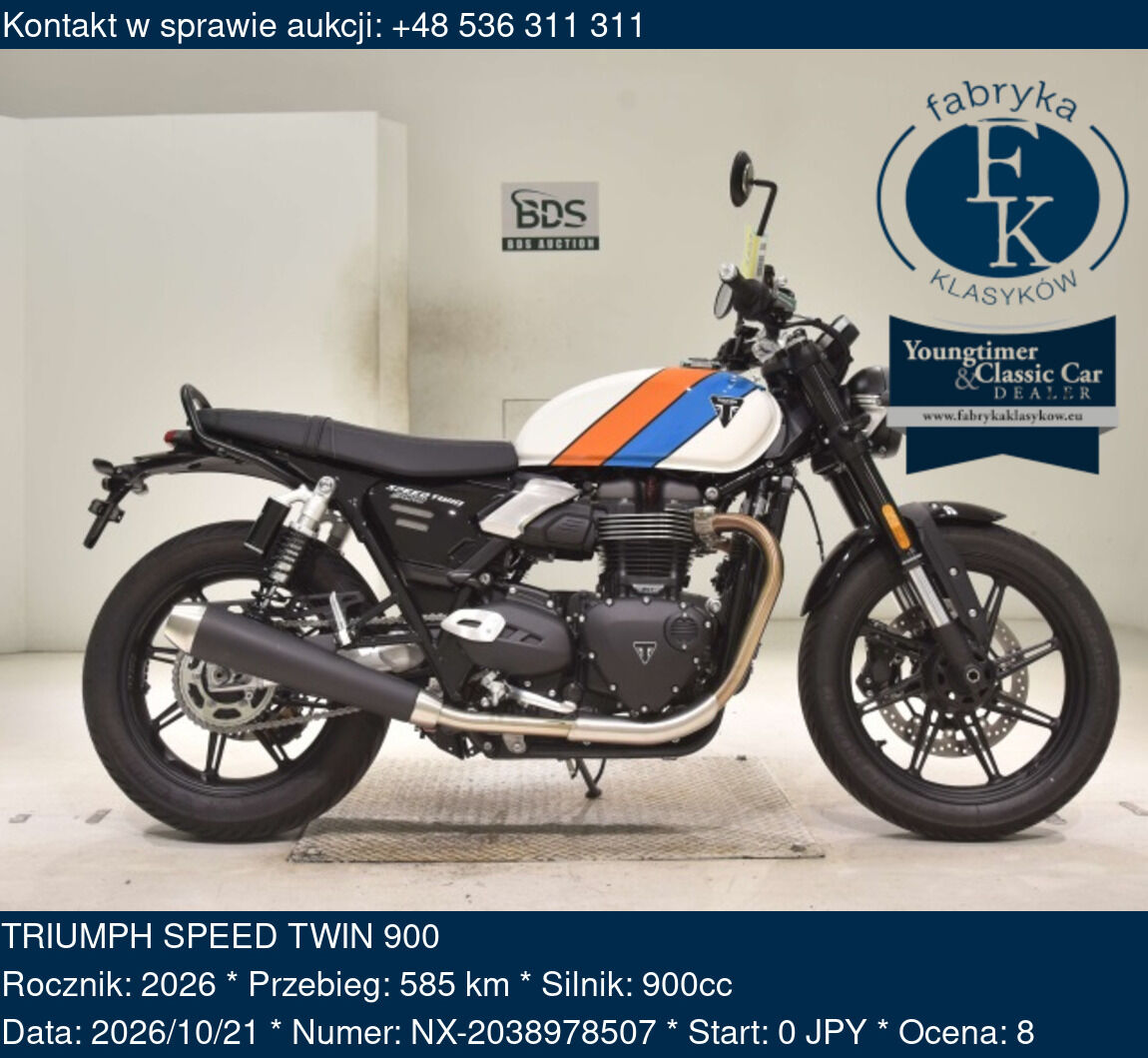 TRIUMPH SPEED TWIN 900 2026 - zdjęcie 2