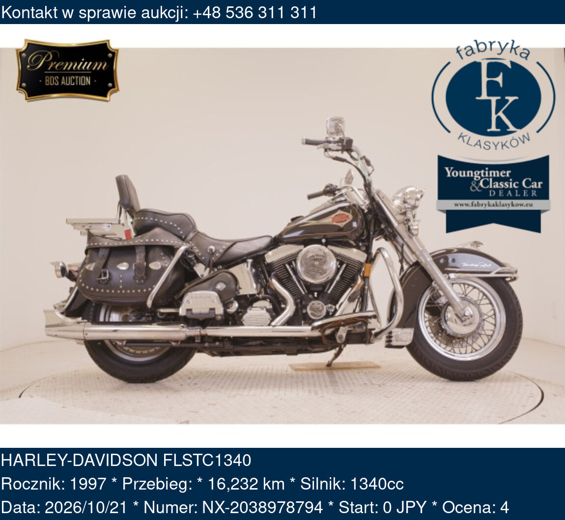 HARLEY-DAVIDSON FLSTC1340 1997 - zdjęcie 2