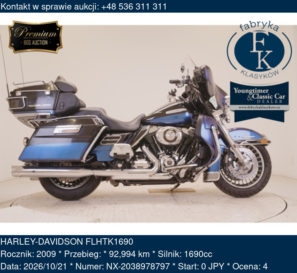 HARLEY-DAVIDSON FLHTK1690 2009 - zdjęcie 2