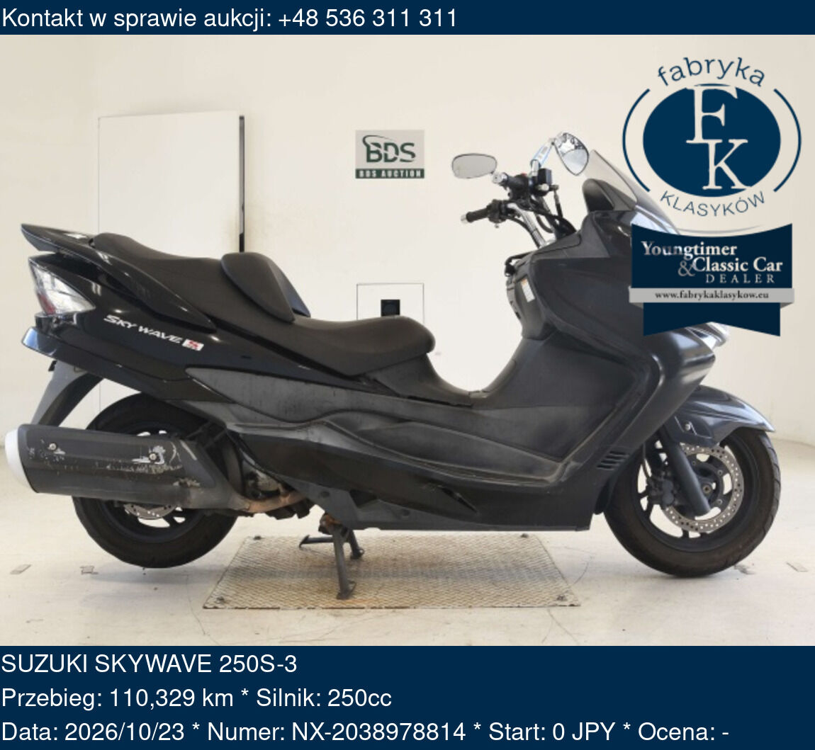 SUZUKI SKYWAVE 250S-3  - zdjęcie 26