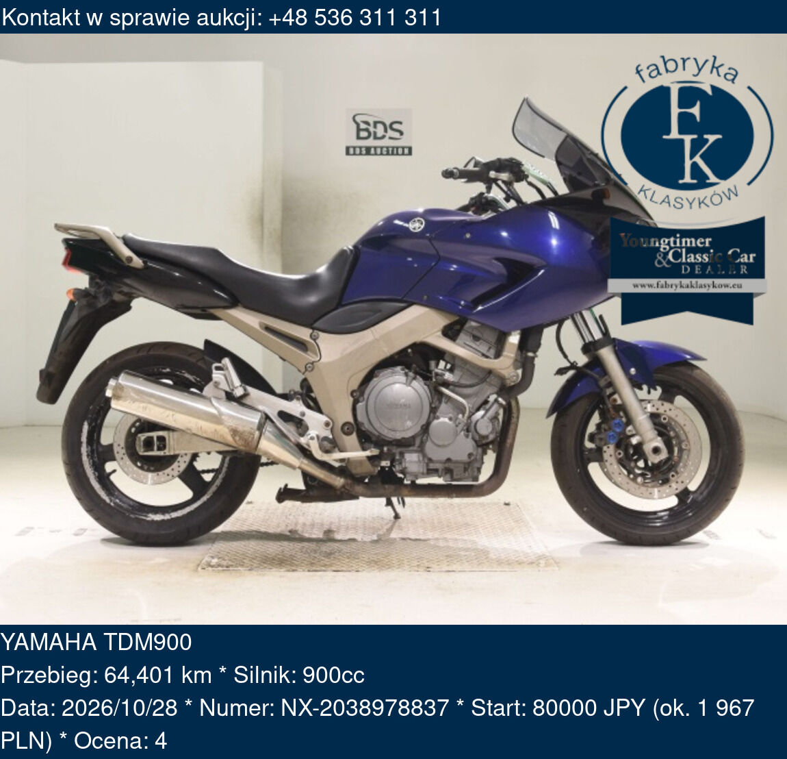 YAMAHA TDM900  - zdjęcie 2