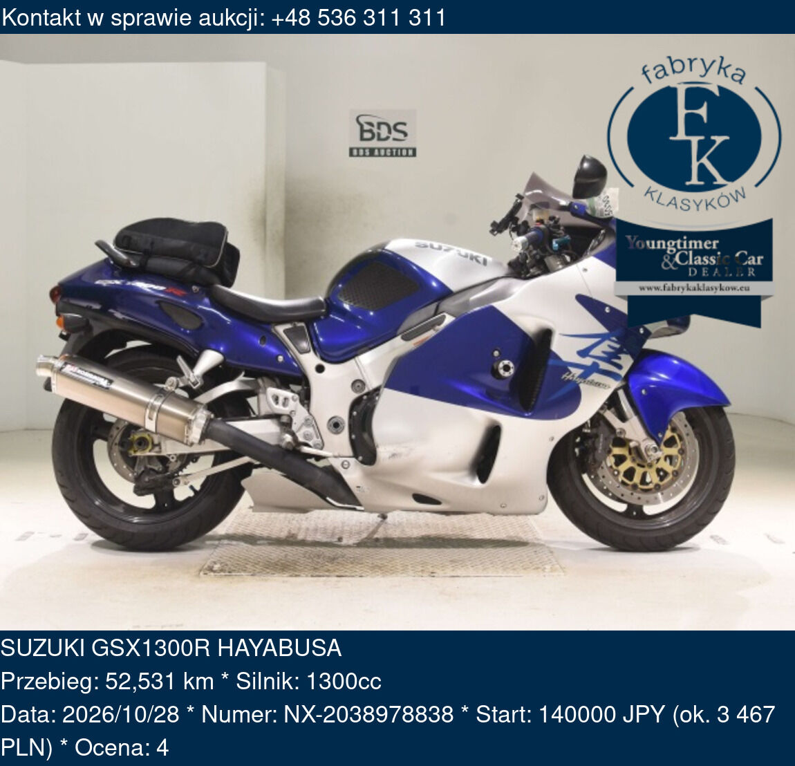 SUZUKI GSX1300R HAYABUSA  - zdjęcie 2