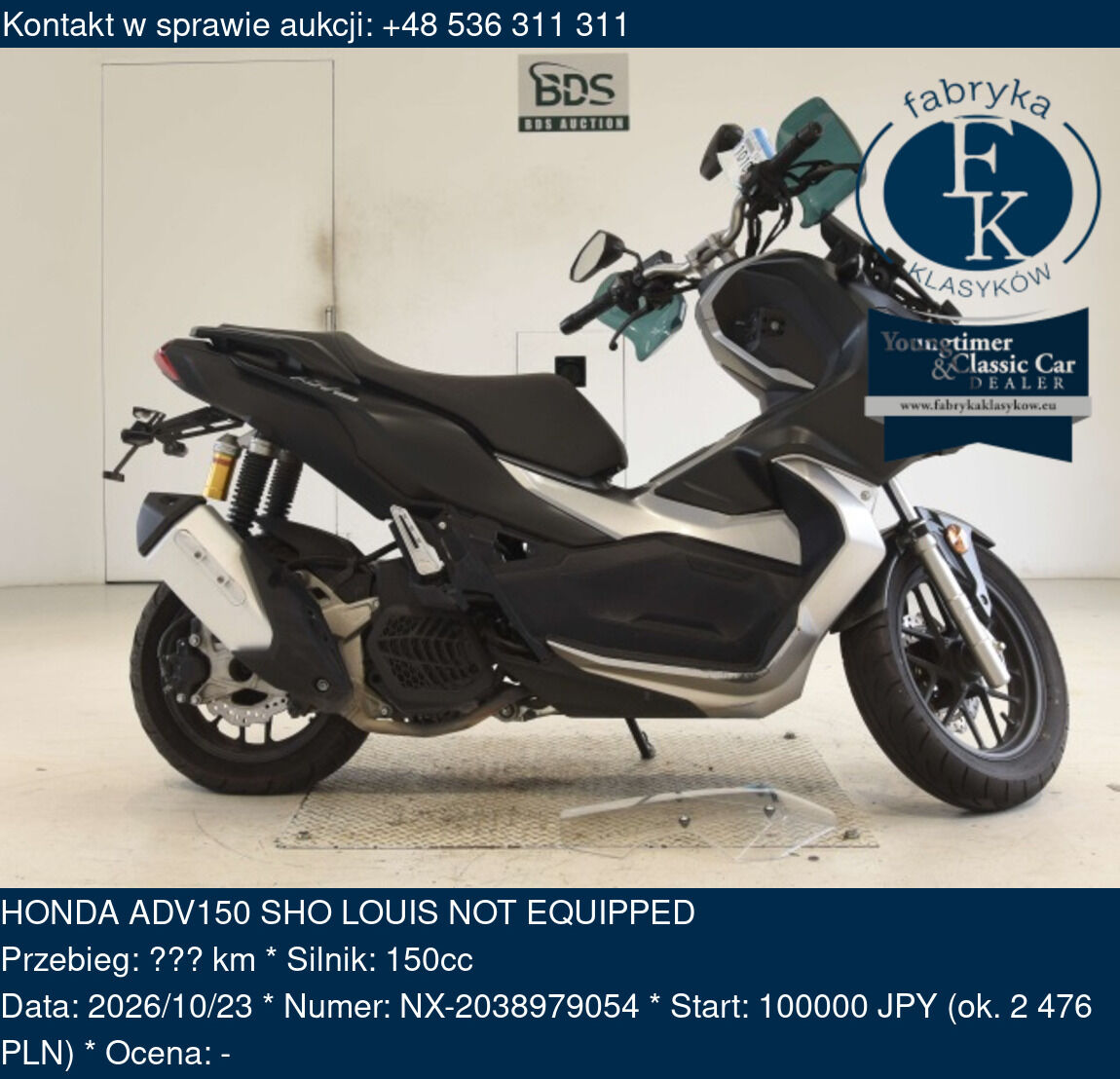 HONDA ADV150 SHO LOUIS NOT EQUIPPED - zdjęcie 26