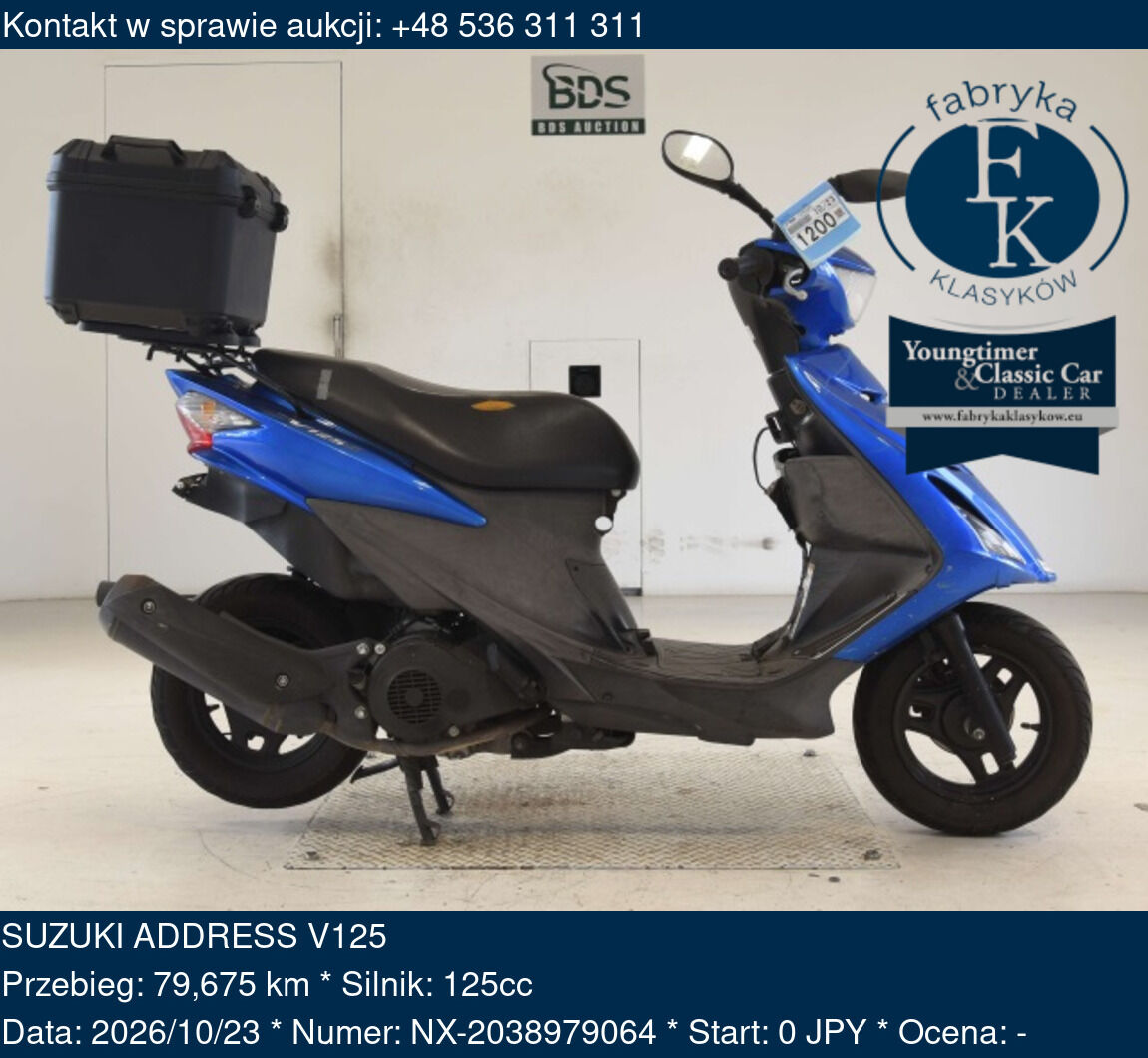 SUZUKI ADDRESS V125  - zdjęcie 26