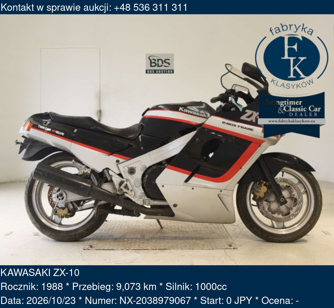 KAWASAKI ZX-10 1988 - zdjęcie 2