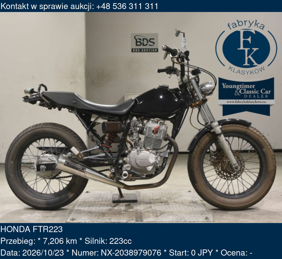 HONDA FTR223  - zdjęcie 2