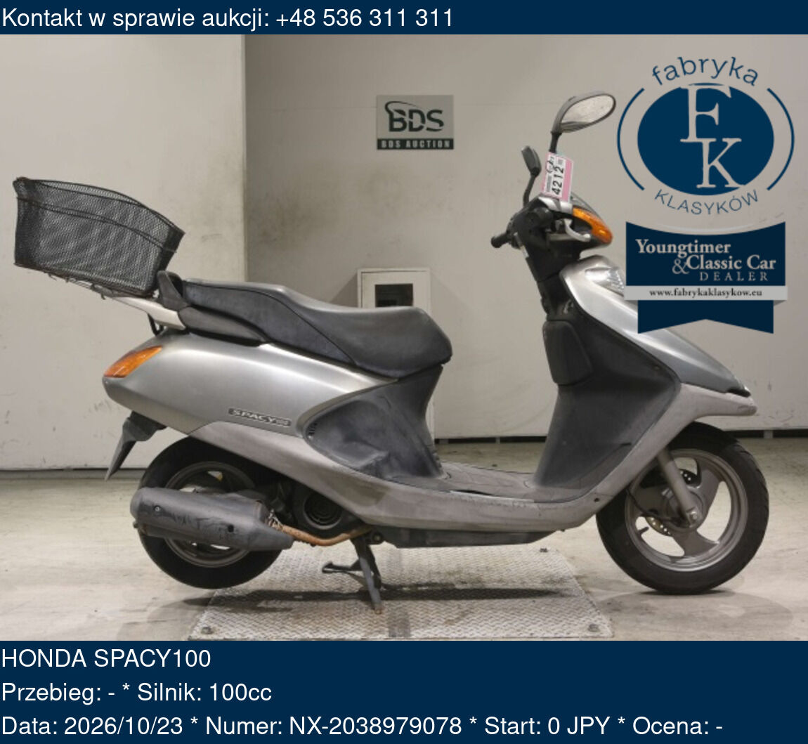 HONDA SPACY100  - zdjęcie 2