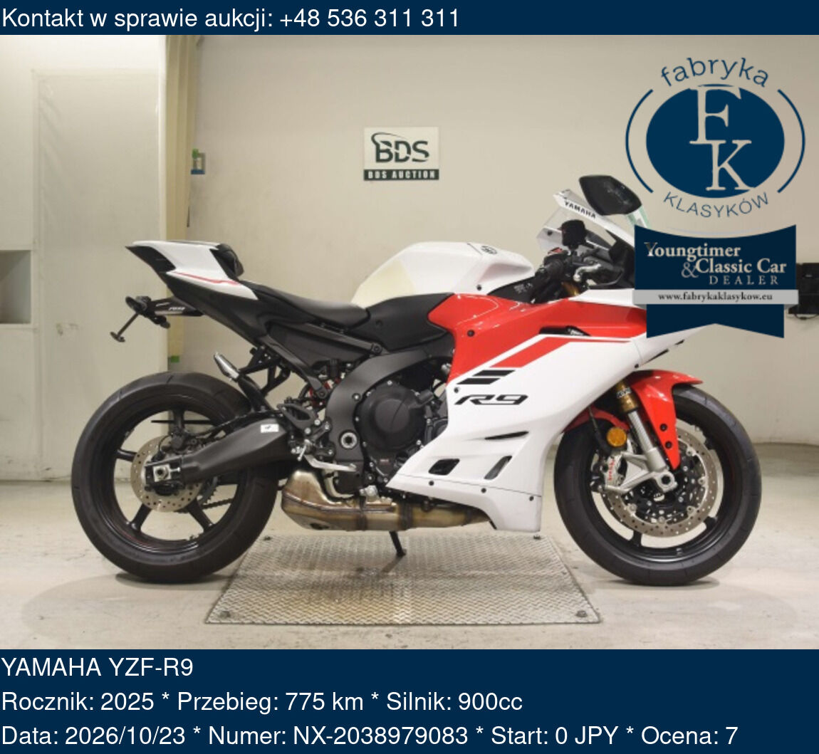 YAMAHA YZF-R9 2025 - zdjęcie 2