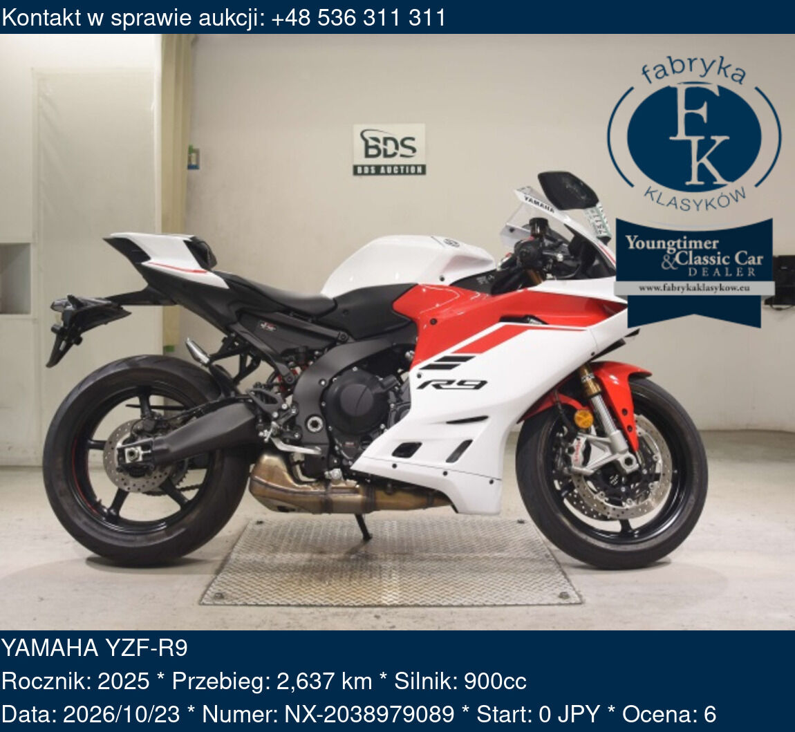 YAMAHA YZF-R9 2025 - zdjęcie 2
