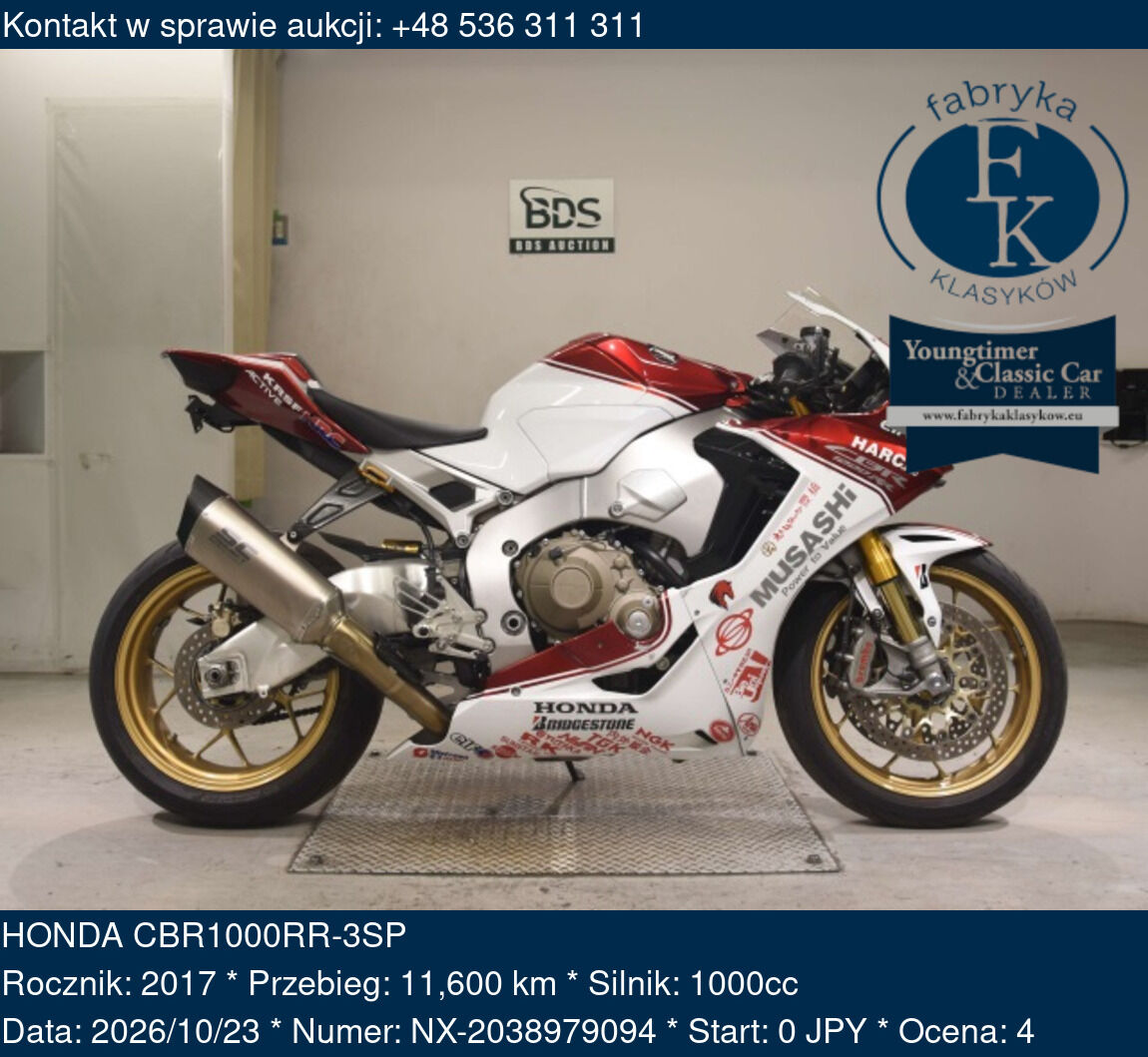 HONDA CBR1000RR-3SP 2017 - zdjęcie 2