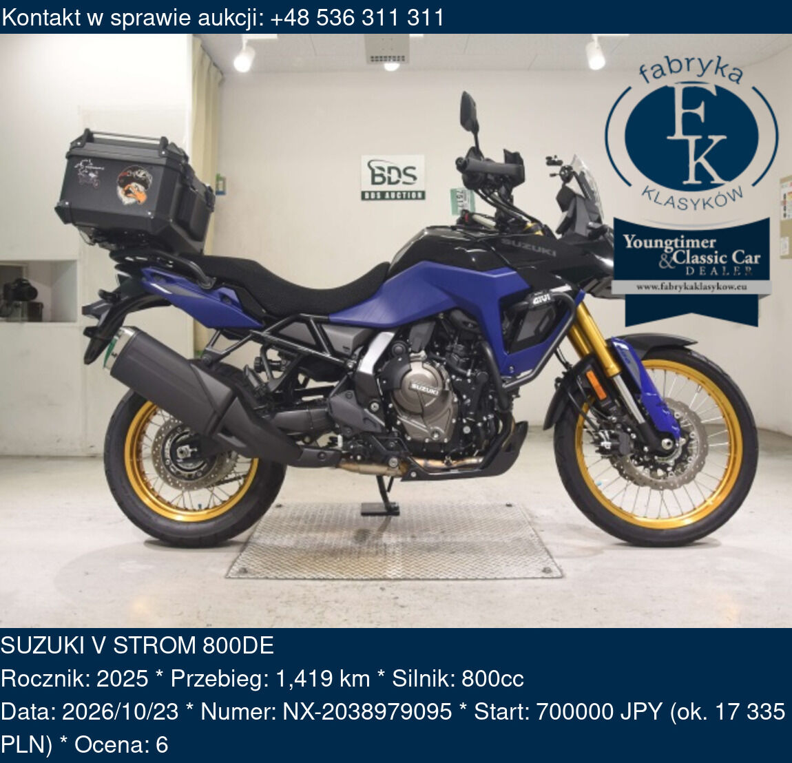 SUZUKI V STROM 800DE 2025 - zdjęcie 2