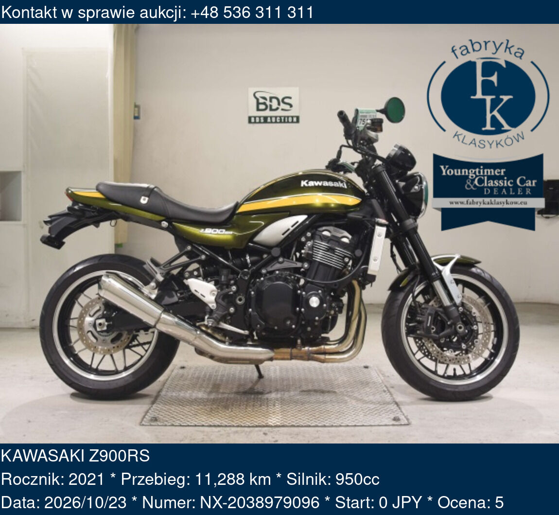 KAWASAKI Z900RS 2021 - zdjęcie 2