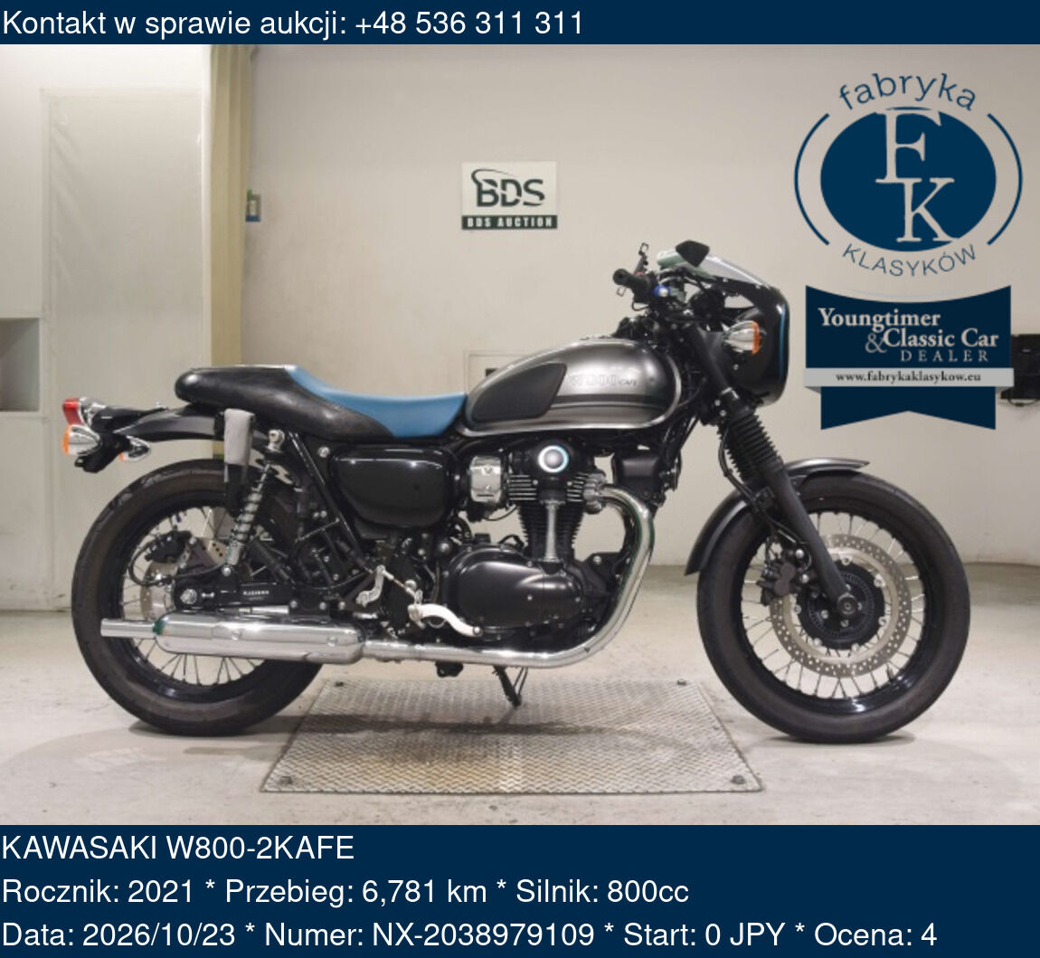 KAWASAKI W800-2KAFE 2021 - zdjęcie 2